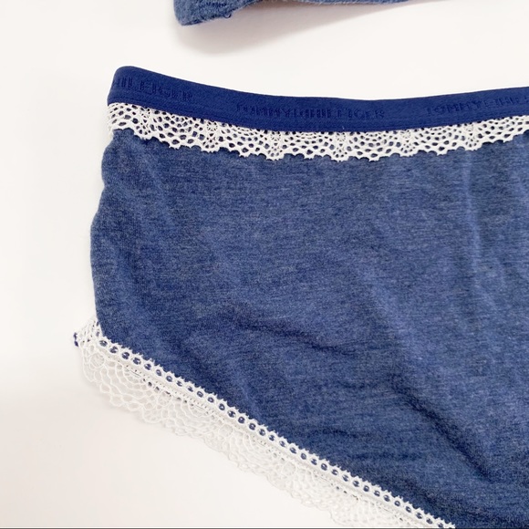 Tommy Hilfiger Longline Bra/Panty Set Heather Blue - Picture 11 of 15